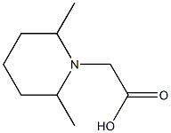 2-(2,6-dimethylpiperidin-1-yl)acetic acid 구조식 이미지