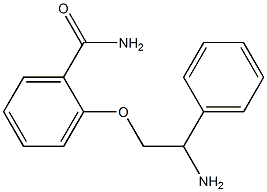 2-(2-amino-2-phenylethoxy)benzamide 구조식 이미지