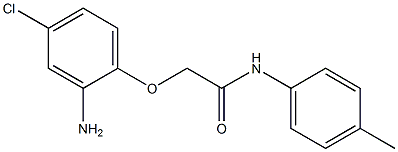 2-(2-amino-4-chlorophenoxy)-N-(4-methylphenyl)acetamide 구조식 이미지