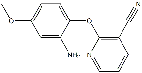 2-(2-amino-4-methoxyphenoxy)nicotinonitrile Structure