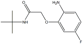 2-(2-amino-5-fluorophenoxy)-N-(tert-butyl)acetamide Structure
