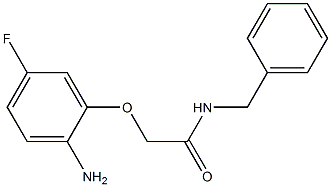 2-(2-amino-5-fluorophenoxy)-N-benzylacetamide 구조식 이미지
