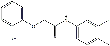 2-(2-aminophenoxy)-N-(3,4-dimethylphenyl)acetamide 구조식 이미지