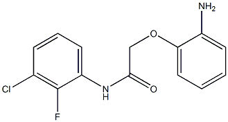 2-(2-aminophenoxy)-N-(3-chloro-2-fluorophenyl)acetamide Structure