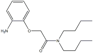 2-(2-aminophenoxy)-N,N-dibutylacetamide Structure