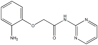 2-(2-aminophenoxy)-N-pyrimidin-2-ylacetamide 구조식 이미지