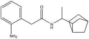 2-(2-aminophenyl)-N-(1-{bicyclo[2.2.1]heptan-2-yl}ethyl)acetamide 구조식 이미지