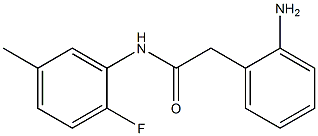 2-(2-aminophenyl)-N-(2-fluoro-5-methylphenyl)acetamide Structure