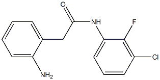 2-(2-aminophenyl)-N-(3-chloro-2-fluorophenyl)acetamide 구조식 이미지