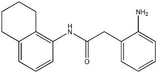 2-(2-aminophenyl)-N-(5,6,7,8-tetrahydronaphthalen-1-yl)acetamide Structure