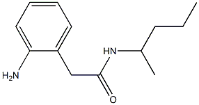 2-(2-aminophenyl)-N-(pentan-2-yl)acetamide Structure