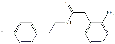 2-(2-aminophenyl)-N-[2-(4-fluorophenyl)ethyl]acetamide Structure