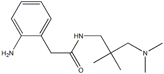 2-(2-aminophenyl)-N-{2-[(dimethylamino)methyl]-2-methylpropyl}acetamide Structure