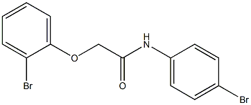 2-(2-bromophenoxy)-N-(4-bromophenyl)acetamide Structure