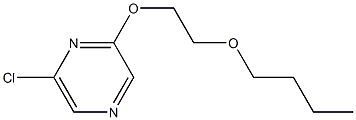 2-(2-butoxyethoxy)-6-chloropyrazine 구조식 이미지