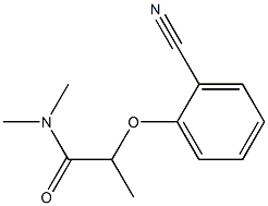 2-(2-cyanophenoxy)-N,N-dimethylpropanamide Structure