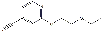 2-(2-ethoxyethoxy)isonicotinonitrile 구조식 이미지