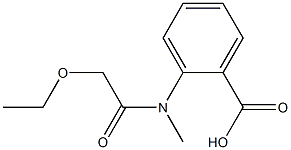 2-(2-ethoxy-N-methylacetamido)benzoic acid 구조식 이미지