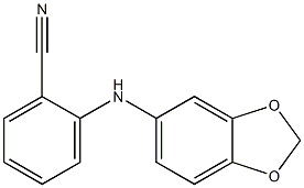 2-(2H-1,3-benzodioxol-5-ylamino)benzonitrile 구조식 이미지