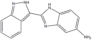 2-(2H-indazol-3-yl)-1H-benzimidazol-5-amine 구조식 이미지