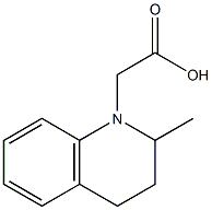 2-(2-methyl-1,2,3,4-tetrahydroquinolin-1-yl)acetic acid 구조식 이미지