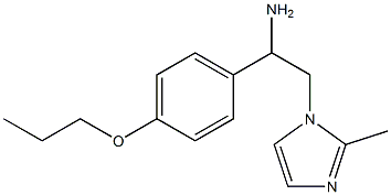 2-(2-methyl-1H-imidazol-1-yl)-1-(4-propoxyphenyl)ethanamine Structure
