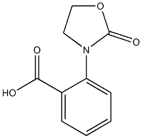 2-(2-oxo-1,3-oxazolidin-3-yl)benzoic acid 구조식 이미지