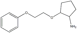 2-(2-phenoxyethoxy)cyclopentan-1-amine Structure