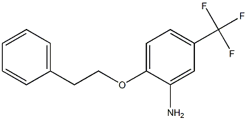 2-(2-phenylethoxy)-5-(trifluoromethyl)aniline 구조식 이미지