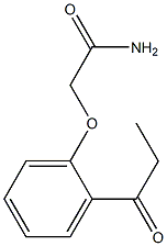 2-(2-propionylphenoxy)acetamide 구조식 이미지