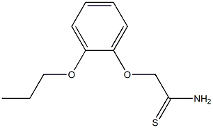 2-(2-propoxyphenoxy)ethanethioamide Structure