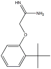 2-(2-tert-butylphenoxy)ethanimidamide 구조식 이미지