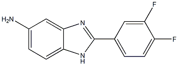 2-(3,4-difluorophenyl)-1H-benzimidazol-5-amine 구조식 이미지