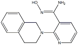 2-(3,4-dihydroisoquinolin-2(1H)-yl)-N'-hydroxypyridine-3-carboximidamide Structure