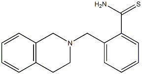 2-(3,4-dihydroisoquinolin-2(1H)-ylmethyl)benzenecarbothioamide Structure