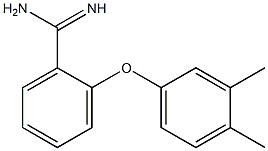 2-(3,4-dimethylphenoxy)benzene-1-carboximidamide Structure