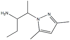 2-(3,5-dimethyl-1H-pyrazol-1-yl)-1-ethylpropylamine 구조식 이미지
