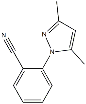 2-(3,5-dimethyl-1H-pyrazol-1-yl)benzonitrile Structure