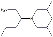 2-(3,5-dimethylpiperidin-1-yl)pentan-1-amine Structure