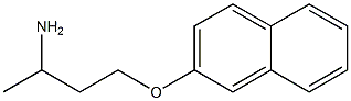 2-(3-aminobutoxy)naphthalene Structure