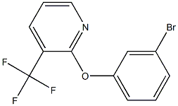 2-(3-bromophenoxy)-3-(trifluoromethyl)pyridine Structure