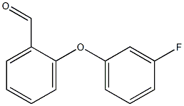 2-(3-fluorophenoxy)benzaldehyde Structure