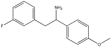 2-(3-fluorophenyl)-1-(4-methoxyphenyl)ethanamine 구조식 이미지