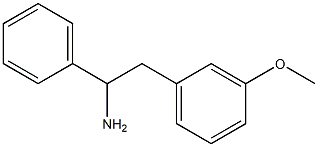 2-(3-methoxyphenyl)-1-phenylethanamine 구조식 이미지