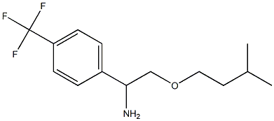 2-(3-methylbutoxy)-1-[4-(trifluoromethyl)phenyl]ethan-1-amine Structure