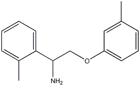 2-(3-methylphenoxy)-1-(2-methylphenyl)ethanamine Structure