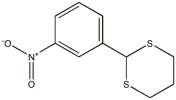 2-(3-nitrophenyl)-1,3-dithiane Structure