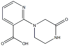 2-(3-oxopiperazin-1-yl)pyridine-3-carboxylic acid 구조식 이미지