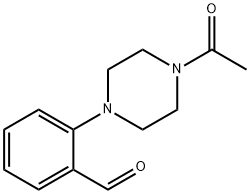 2-(4-acetylpiperazin-1-yl)benzaldehyde 구조식 이미지