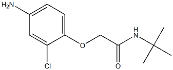 2-(4-amino-2-chlorophenoxy)-N-(tert-butyl)acetamide Structure